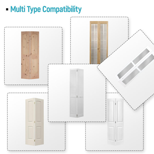 ATT Top Mount BiFold Sliding Single Barn Door Hardware & Reviews Wayfair